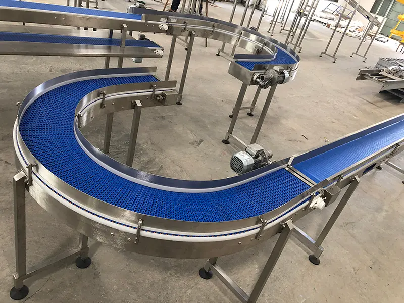 90 Degree Roller Belt Conveyor